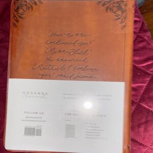 NIB-Hosanna Revival Brown Bible